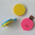 Plastic Round USB Flash Drive